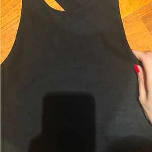Beyond Yoga Black spacedye Cropped Tank Top